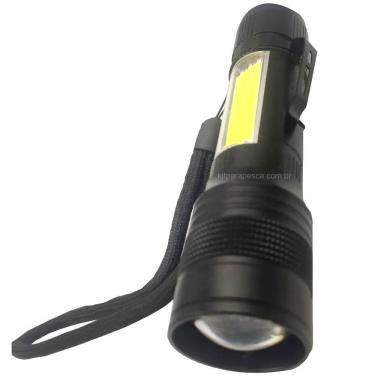 Imagem de Mini Lanterna Tática Led Recarregável Pesca Camping Carro 4X