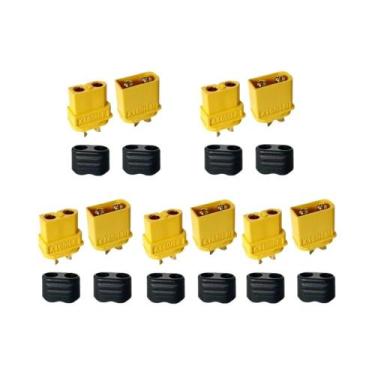 Imagem de Conectores XT60H Para Bateria De Lítio, Macho E Fêmea, 5 a 10 Pares Co