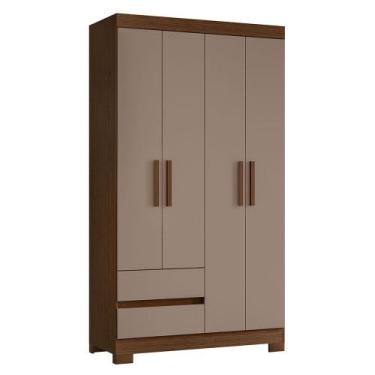 Imagem de Guarda Roupa Olímpia 4 Portas 2 Gavetas Estrutura em MDP Albatroz Móve