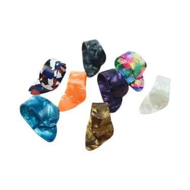 Imagem de Conjunto De Palhetas Para Guitarra 4 Peças: Palhetas De Dedo, Palhetas