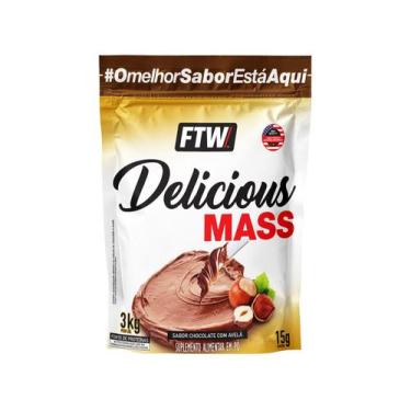 Imagem de Delicious Mass (3kg) - Sabor: Creme de Avelã - FTW Sports Nutrition, 3