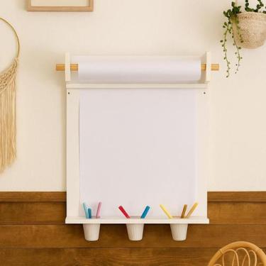 Imagem de Painel Lousa Infantil Criativa Montessori Educativa Branca para Pintar