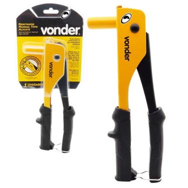 Imagem de Rebitador Manual Alicate Profissional Bico Ajuste Automatico 2,4 a 4,8mm Vonder
