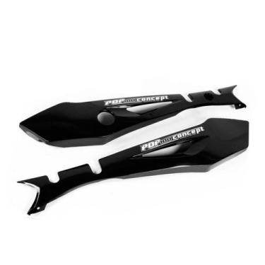 Imagem de Kit Carenagem Lateral Pro Tork Moto Honda Pop 100 2007 2008 2009 Subst