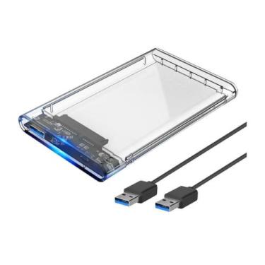 Imagem de Case Externo para Hd/Ssd 2,5 Sata 3 Usb 3.0 Transparente KP-HD012 Knup