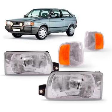 Imagem de Kit farol gol parati saveiro quadrado 91 92 93 94 - SP ACESSÓRIOS