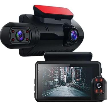 Imagem de Câmera Dupla Veicular Segurança Carro Hd Visão Automotiva - LORBEN