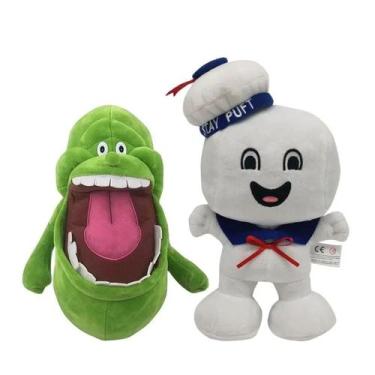 Imagem de Pelucia caça fantasma ghostbusters geleca slimer homem marshmallow, MA