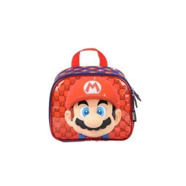 Imagem de Lancheira Infantil Super Mário Térmica Luxcel 020500, Azul