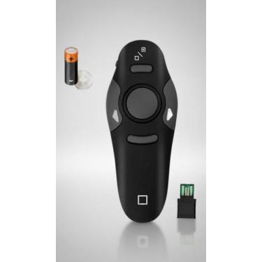 Imagem de Controle Apresentador Laser Mouse Sem Fio + Pilha - Congratulations St