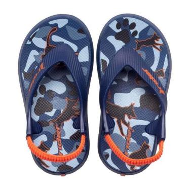 Imagem de Chinelo Ipanema Infantil Rider R1 Baby - Azul E Laranja - Grendene Kid