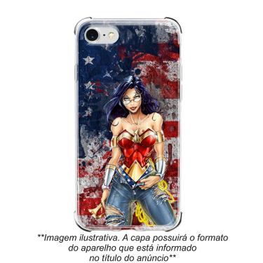 Imagem de Capinha Capa para celular Motorola One Fusion Plus (6.5 ) - Mulher Maravilha MM6
