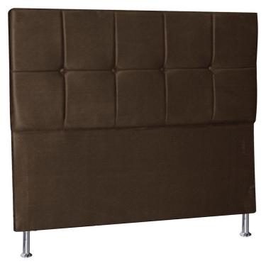 Imagem de Cabeceira Queen 1,60m Lisboa Suede Marrom