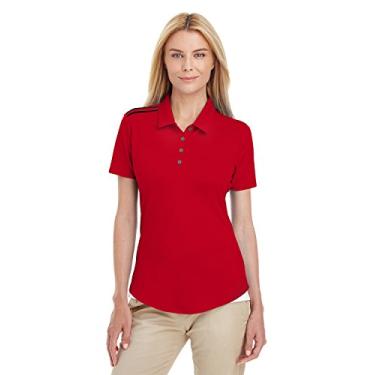 Imagem de Adidas Polo de ombro com 3 listras (A235), Power Red, Large