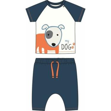 Imagem de Pijama Curto Bebê Menino RN a GG Algodão Tip Top