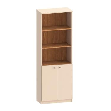 Imagem de Armario Alto 2 Pts Euro II Noce/Off White - Casa D