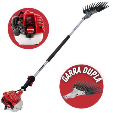 Imagem de Derriçadeira Profissional Kawashima KWD2610DL com Motor M 260-PS á Gasolina 2 Tempos Haste Longa e Mãozinha Dupla Ideal Para Uso em Fazendas de Café