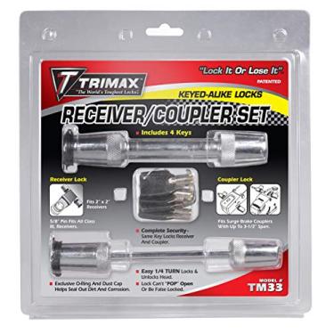 Imagem de Trimax Receptor TM33 de 1,5 cm e trava de acoplador de extensão de 8,8 cm