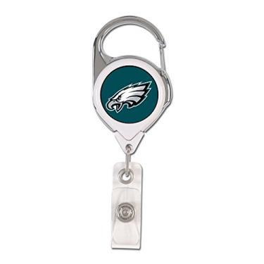 Imagem de Suporte de crachá retrátil premium NFL Philadelphia Eagles, cor da equipe, tamanho único