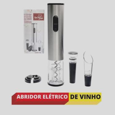 Imagem de Abridor Elétrico De Garrafa De Vinho - Inox