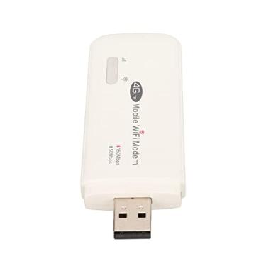 Imagem de Modem WiFi 4G, 150 Mbps Plug and Play 10 Usuários Suportados 4G LTE USB Modem WiFi Com Slot para Cartão SIM, Hotspot de Viagem Portátil Mini Roteador Desbloqueado 4G Dongle, para