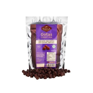 Imagem de Gotas de Chocolate Cobertura SG e Veg Tnuva 180g