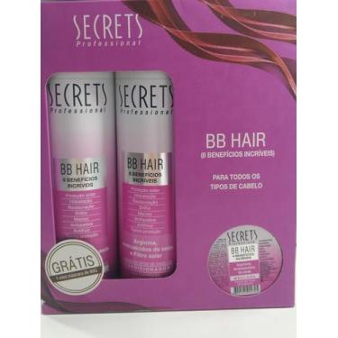 Imagem de Kit Bb Hair Secrets Professional Shampoo + Condicionador 300ml + Mini