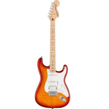 Imagem de Guitarra Affinity Series Stratocaster Fmt Hss Sb - Squier By Fender -