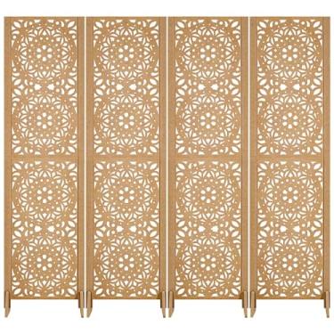 Imagem de Biombo Mandala Repartido Divisor Separador Ambiente (4 Folhas)