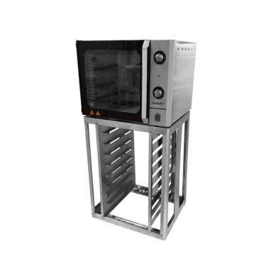 Imagem de Forno Turbo Convector Smart Basics Fcsb4ein Inox 55L 2000W Com Cavalete 220V - Venancio