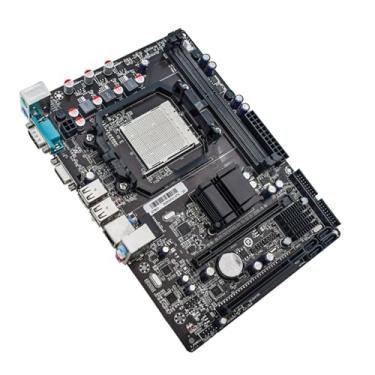 Imagem de CIADAZ Placa-mãe do computador LGA938 CPU Suporta processadores AMD AM3, série FX Suporta até 32G 1066HMz/1333HMz Realtek 100Mbit DDR3 USB2.0 SATA Capacitores totalmente sólidos Transmissão de alta