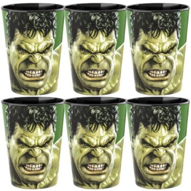 Imagem de Copo Infantil 320ml Hulk Plasutil 6 unidades ref. 8631