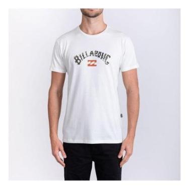 Imagem de Camiseta Plus Size Billabong Arch Fill Camo B471P0585 Off White-Masculino
