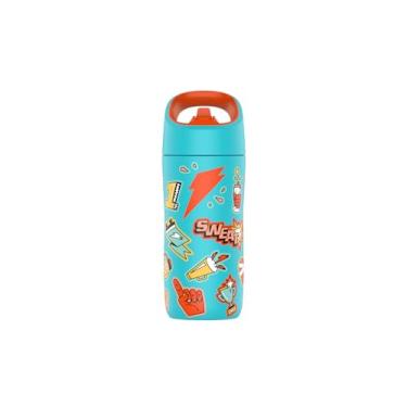 Imagem de Gatorade Garrafa de água de metal Rookie infantil, 340 g, garrafa de aço inoxidável, isolamento de parede dupla, isolada a vácuo, caneca térmica