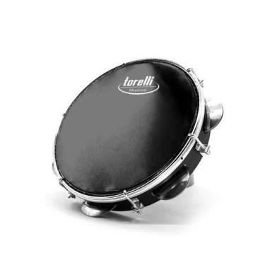 Imagem de Pandeiro Infantil Profissional 8"Polegadas preto TP801 Torelli