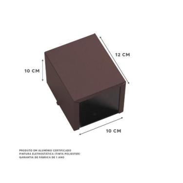 Imagem de Arandela Efeito 1 Facho 1 Foco Parede Muro Externa 1211 - IDEALLUME, M