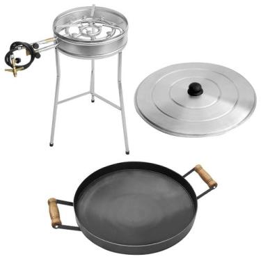 Imagem de Kit Fogareiro 110.1 Disco 43cm 051 Tampa 160.2 Papaléguas