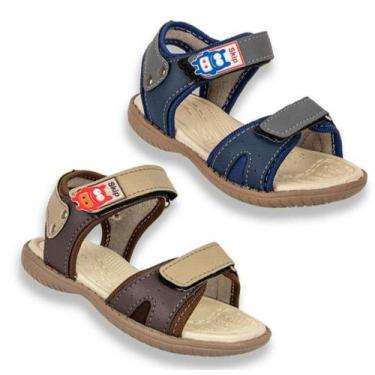 Imagem de Sandália papete infantil masculino - Skip Calçados, Marinho, 27