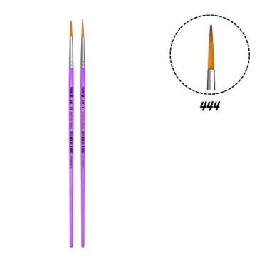 Imagem de 2 Pincel Tigre 444-04 Língua de Gato Síntetico  