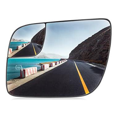 Imagem de O vidro espelhado aquecido do lado esquerdo do motorista serve para Ford Explorer 2011 2012 2013 2014 2015 2016 2017 com suporte traseiro de substituição para BB5Z17K707M