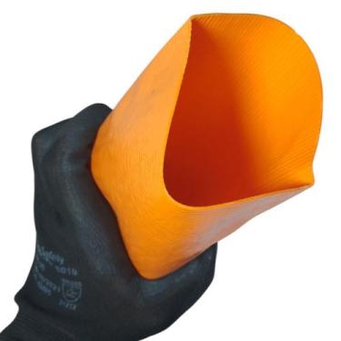 Imagem de Rolo de 40 Metros de Mangueira Flat Laranja Achatada 3 Polegadas Irrig