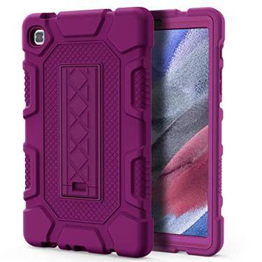 Imagem de Azzsy Capa para Samsung Galaxy Tab A7 Lite 8,7 polegadas 2021 (SM-T220/T225), fina, resistente, à prova de choque, capa protetora de alto impacto para Samsung Galaxy Tab A7 Lite 8,7 polegadas 2021 (vinho)