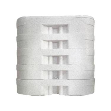 Imagem de Isopor Marmitex n 08 20 Unidades 5 Bases 1 Tampa - Goldpac