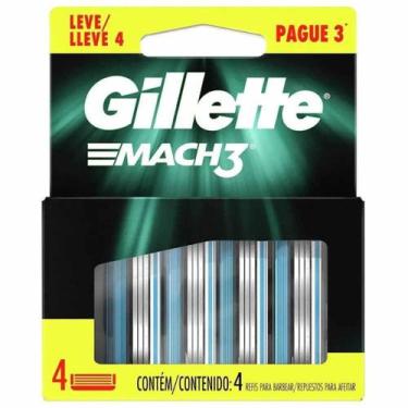 Imagem de Carga Mach3 Leve 4 pague 3 Unidades - Gillette