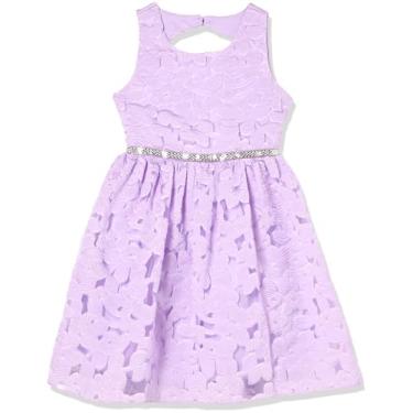 Imagem de Speechless Vestido de festa jacquard de organza sem mangas para meninas, Lilás, 16