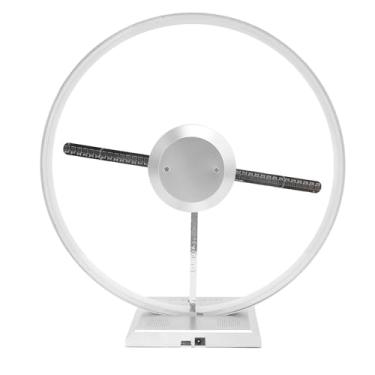 Imagem de Ventilador de Holograma 3D, Ventilador de Projetor Holográfico de 1250 Rpm 224 LED para Shoppings (Plugue UE)