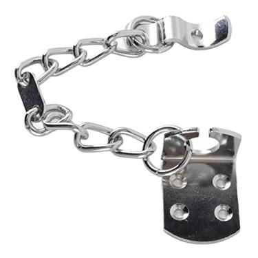 Imagem de Fechadura de Corrente de Segurança de Hotel para Serviço Pesado - Corrente de Segurança de Porta de Ferro para Proteção Aprimorada e Prevenção de Roubo - Ideal para Hotéis e