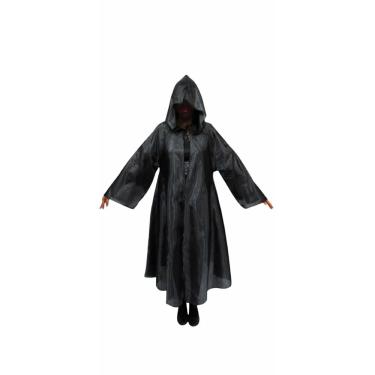 Imagem de Fantasia Halloween Capa Mago com Capuz Capa Pânico Infantil Carnaval Cosplay