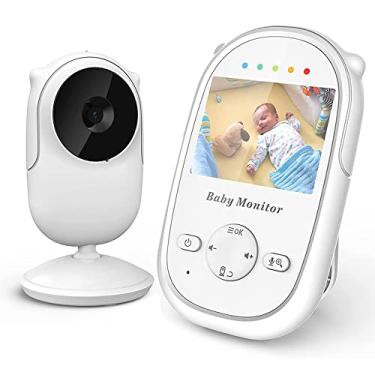 Imagem de Baby Monitor Babá Eletrônica Monitor Bebê Tela 2.4 polegadas Tecnologia Sem Fio 2.4Ghz Microfone Comunicação Bidirecional Monitoramento Temperatura Visão Noturna Infravermelha