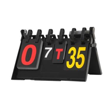Imagem de menolana Placar de mesa placar flip score keeper scorekeeper para jogos competição futebol vôlei esportes ao ar livre